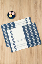 Load image into Gallery viewer, Place Mat – Blue Stripe