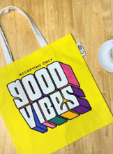 Load image into Gallery viewer, Good Vibes Tote Bag - Sintillastore