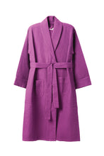 Load image into Gallery viewer, Lavendar Soft &amp; Lightweight Absorbent Cotton Bath Robe for Women
