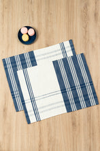 Load image into Gallery viewer, Place Mat – Blue Stripe
