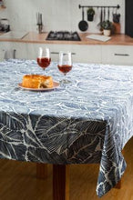 Load image into Gallery viewer, Table Cloth – Blue Flora - Sintillastore
