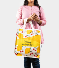 Load image into Gallery viewer, Lemon Pop Shopping Bag
